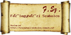 Félegyházi Szabolcs névjegykártya